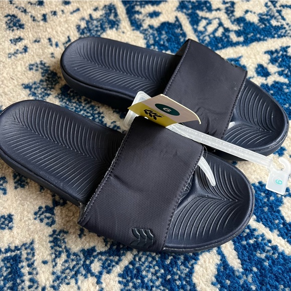 Men's Wesley Slide Sandals - All in Motion™ Navy Blue 9 - Picture 4 of 7